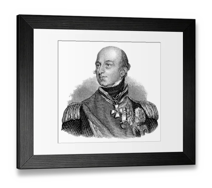 Framed Print : Sir Edward Codrington GCB RN, 1770 - 1851