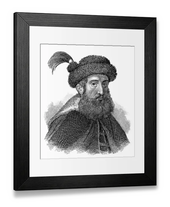 Framed Print : Gyoergy Thurzo, 1567 - 1616, the Palatine of Hungary