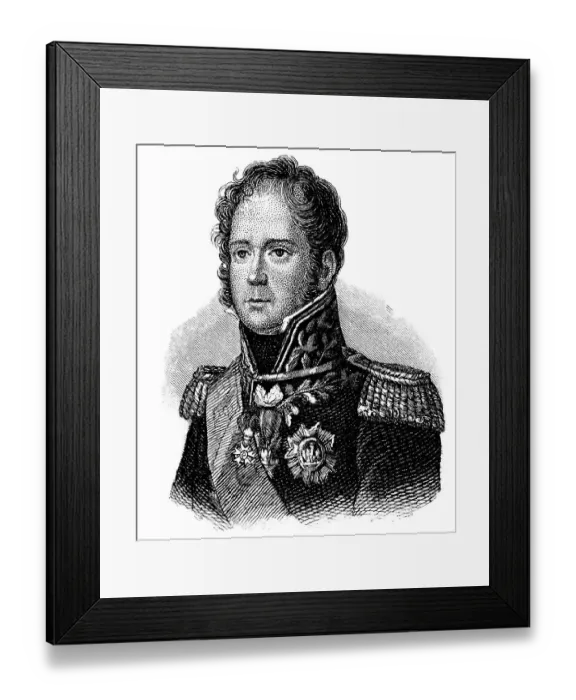 Framed Print : Portrait of Michel Ney, Duke of Elchingen