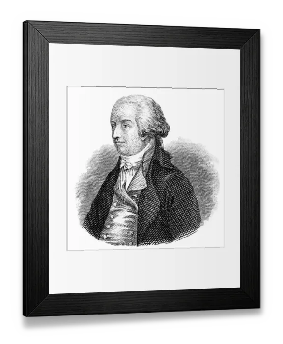 Framed Print : Johannes von Mueller, 1752 - 1809 Framed Print : Johannes von Mueller, 1752 - 1809