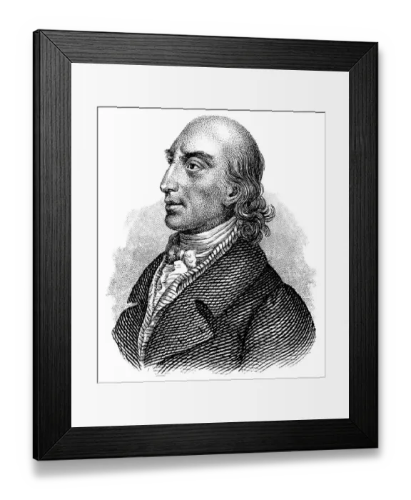Framed Print : Johann Heinrich Voss, 1751 - 1826 Framed Print : Johann Heinrich Voss, 1751 - 1826