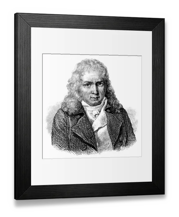 Framed Print : Jacques-Henri Bernardin de Saint-Pierre or Bernardin de St