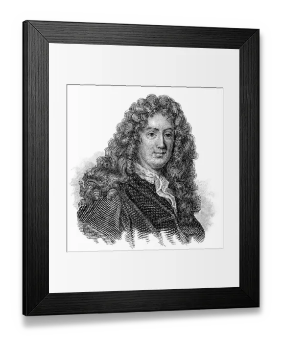 Framed Print : Jean-Francois Regnard, 1655 - 1709
