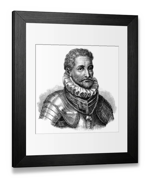 Framed Print : Portrait of Lamoral, Count of Egmont