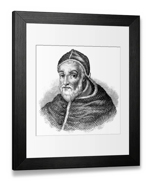 Framed Print : Portrait of Sixtus V or Felice Peretti di Montalto