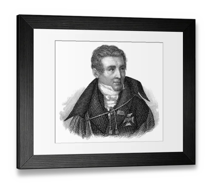 Framed Print : August Wilhelm von Schlegel, 1767 - 1845 Framed Print : August Wilhelm von Schlegel, 1767 - 1845
