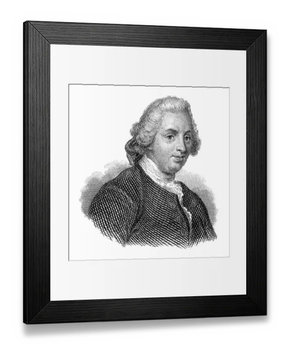 Framed Print : Portrait of Jean-Baptiste-Louis Gresset