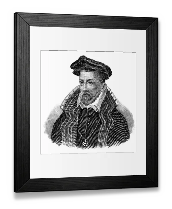 Framed Print : Portrait of Gaspard II de Coligny Framed Print : Portrait of Gaspard II de Coligny