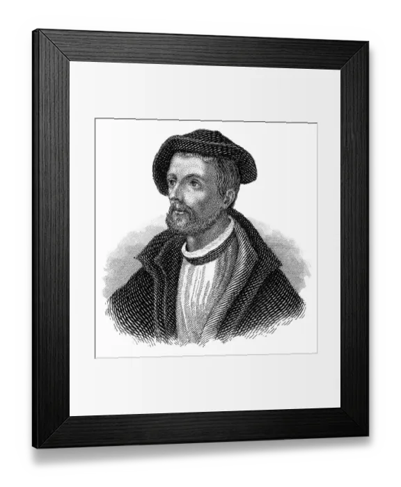 Framed Print : Jan van Leiden or Leyden or Jan Beuckelszoon or Beukelszoon
