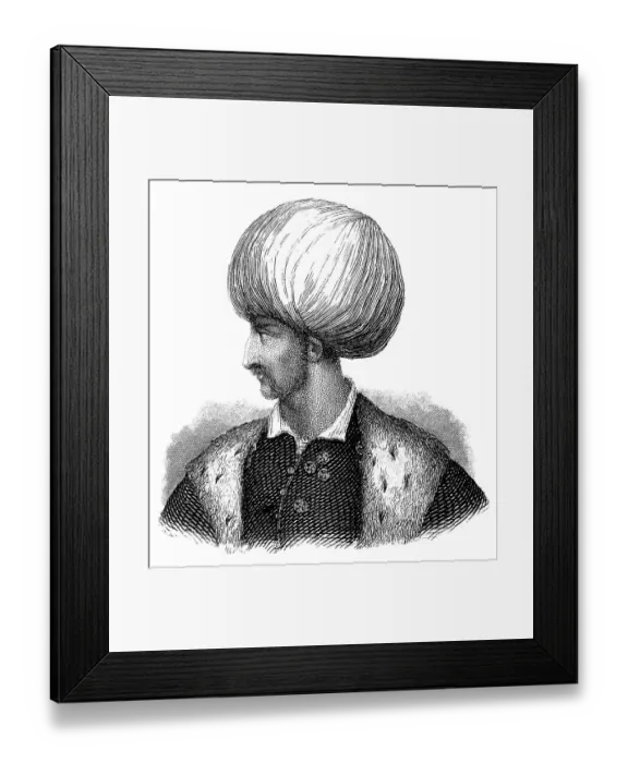 Framed Print : Portrait of Suleiman I, the Magnificent