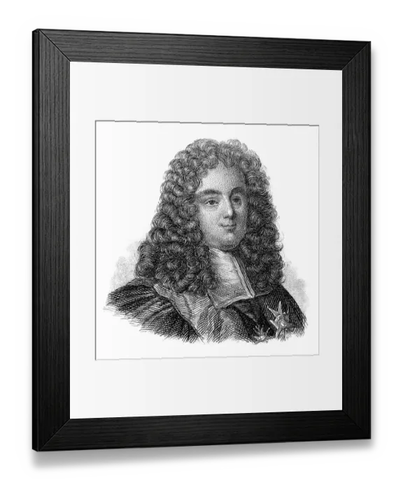 Framed Print : Portrait of Henri Francois d'Aguesseau