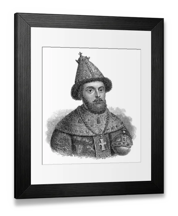 Framed Print : Portrait of Michael I of Russia