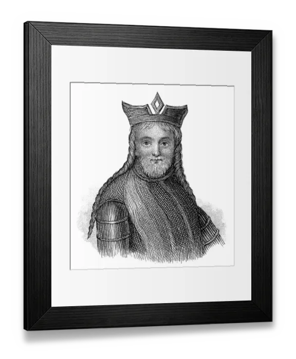Framed Print : Porttrait of Adalrich or Eticho