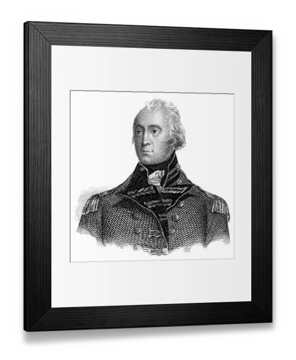 Framed Print : Portrait of Francis Edward Rawdon-Hastings