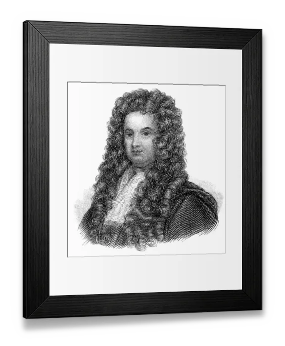 Framed Print : Portrait of John Somers, 1st Baron Somers