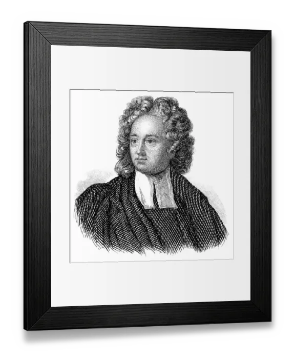 Framed Print : Portrait of Richard Bentley, 1662 - 1742 Framed Print : Portrait of Richard Bentley, 1662 - 1742