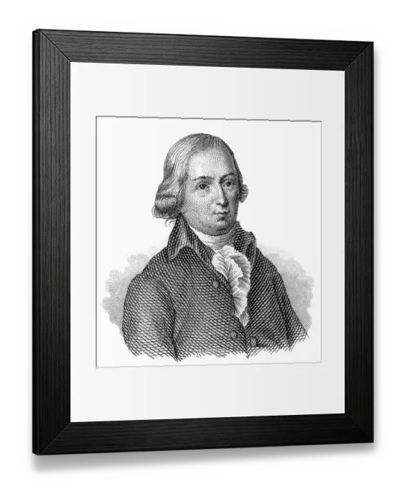 Framed Print : Johann Gottfried von Herder, 1744 - 1803 Framed Print : Johann Gottfried von Herder, 1744 - 1803