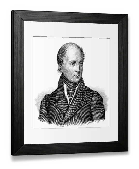 Framed Print : Portait of Archduke John of Austria Framed Print : Portait of Archduke John of Austria