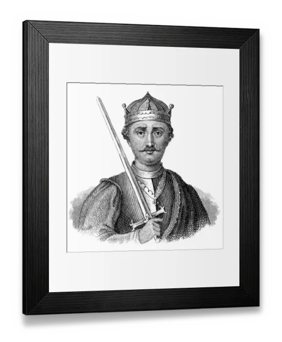 Framed Print : Portait of William I, ca. 1028 - 1087