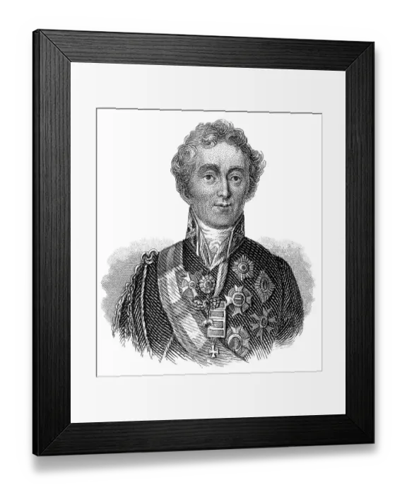 Framed Print : Portrait of Arthur Wellesley, 1st Duke of Wellington Framed Print : Portrait of Arthur Wellesley, 1st Duke of Wellington