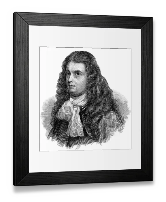 Framed Print : Portait of Robert Blake, 1599 - 1657