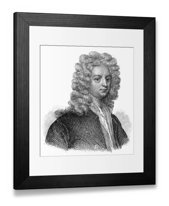 Framed Print : Portait of Joseph Addison, 1672 - 1719 Framed Print : Portait of Joseph Addison, 1672 - 1719