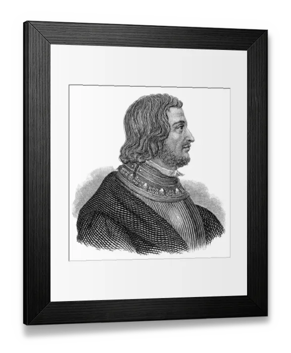 Framed Print : Portait of Pierre Terrail, seigneur de Bayard Framed Print : Portait of Pierre Terrail, seigneur de Bayard