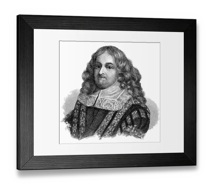 Framed Print : Portait of Edward Hyde, 1st Earl of Clarendon Framed Print : Portait of Edward Hyde, 1st Earl of Clarendon