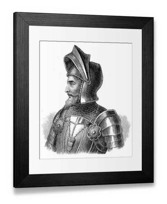 Framed Print : Portait of Leopold VI, 1176 - 1230 Framed Print : Portait of Leopold VI, 1176 - 1230