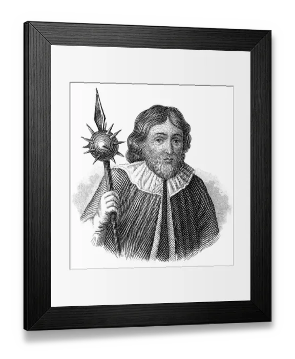 Framed Print : Portait of Stefan Fadinger, c. 1585 - 1626