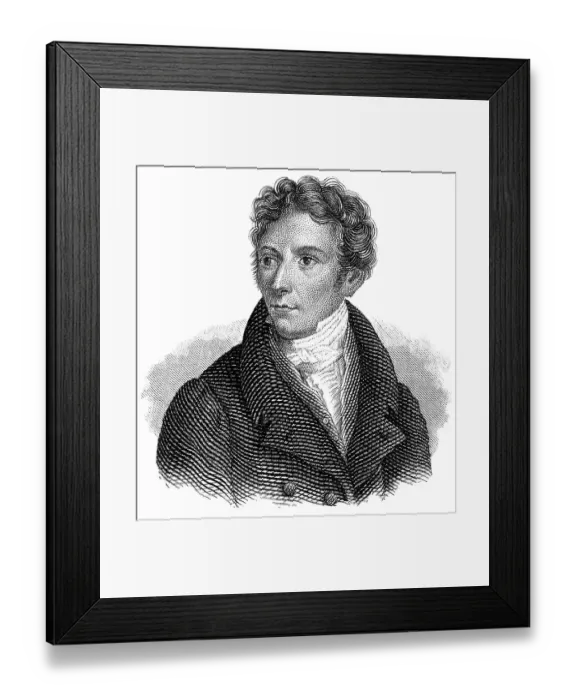 Framed Print : Portait of Lorenz Oken, 1779 - 1851