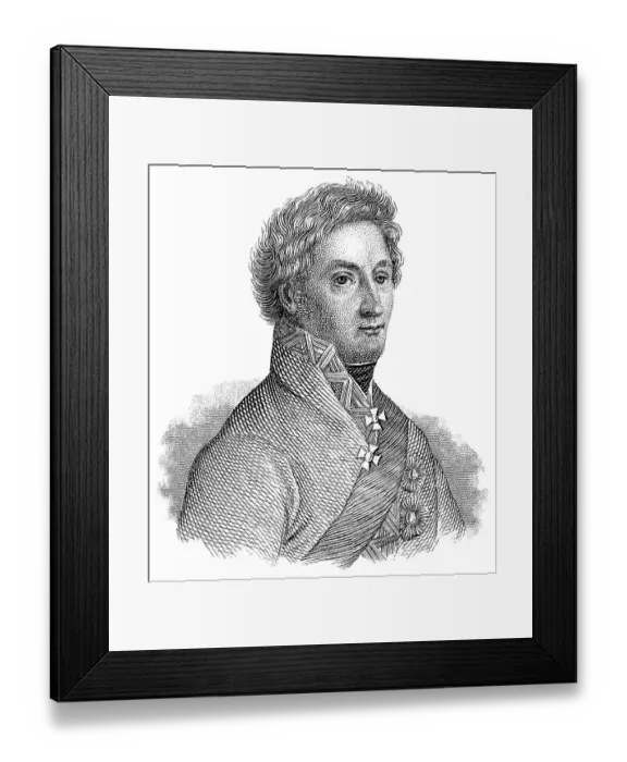 Framed Print : Portait of Hieronymus Karl Graf von Colloredo-Mansfeld