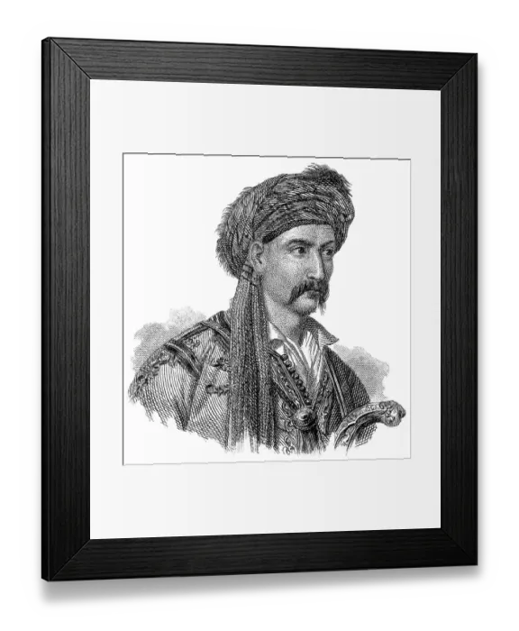 Framed Print : Portait of Nikolaus Niketas, 1790 - ? Framed Print : Portait of Nikolaus Niketas, 1790 - ?