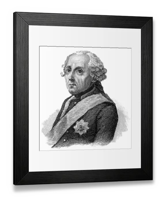 Framed Print : Frederick II or Frederick the Great or Alter Fritz