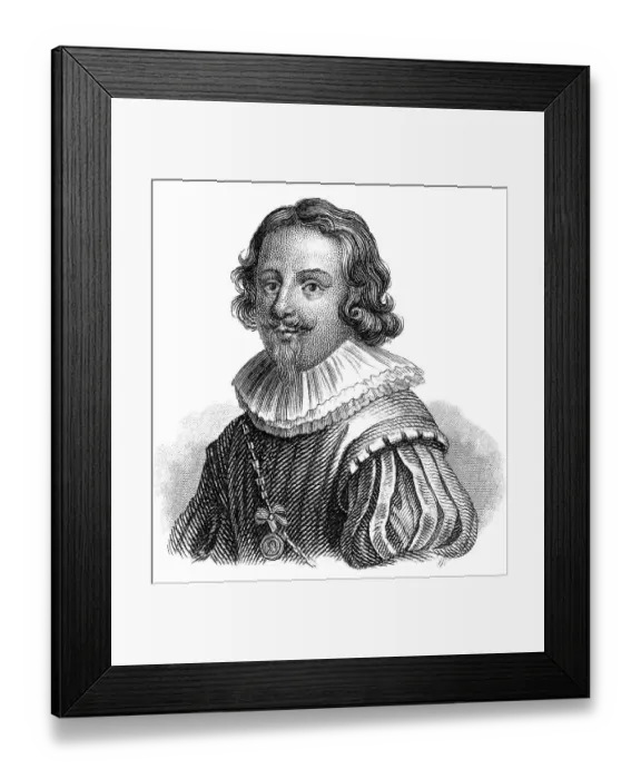 Framed Print : Portait of Jacques Callot, 1592 - 1635 Framed Print : Portait of Jacques Callot, 1592 - 1635
