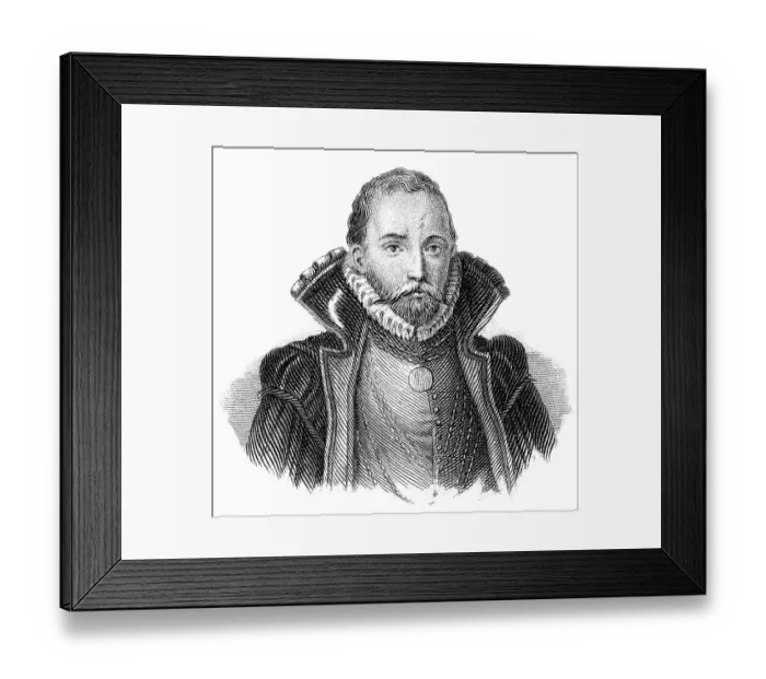 Framed Print : Tycho de Brahe, 1546 - 1601, Danish astronomer