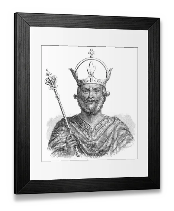 Framed Print : Portrait of Henry IV, 1050 - 1106 Framed Print : Portrait of Henry IV, 1050 - 1106