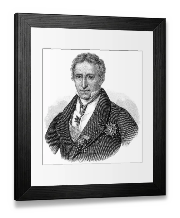 Framed Print : Portrait of Jean-Baptiste Guillaume Joseph Marie Anne Seraphin Framed Print : Portrait of Jean-Baptiste Guillaume Joseph Marie Anne Seraphin