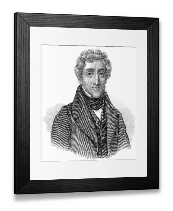 Framed Print : Portrait of Louis-Mathieu Mole Framed Print : Portrait of Louis-Mathieu Mole