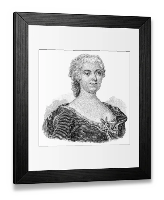 Framed Print : Friederike Caroline Neuber, called Die Neuberin Framed Print : Friederike Caroline Neuber, called Die Neuberin