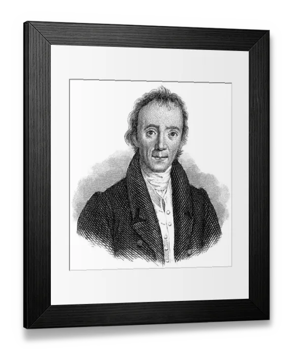 Framed Print : Portrait of Philipp Karl Hartmann