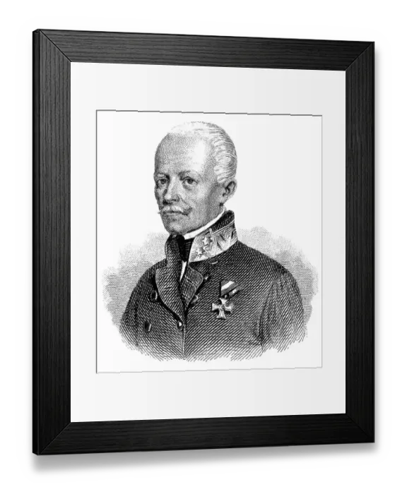 Framed Print : Portrait of Karl Ritter von Schoenhals Framed Print : Portrait of Karl Ritter von Schoenhals