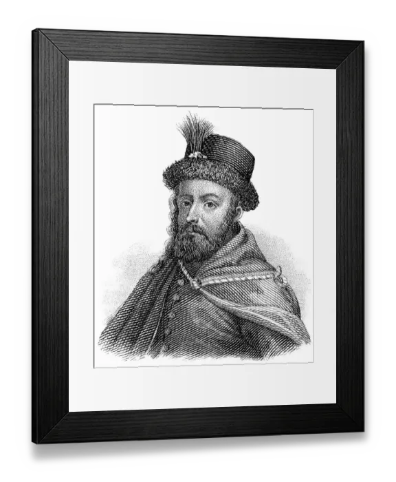 Framed Print : Portrait of Gyoergy Rakoczi II