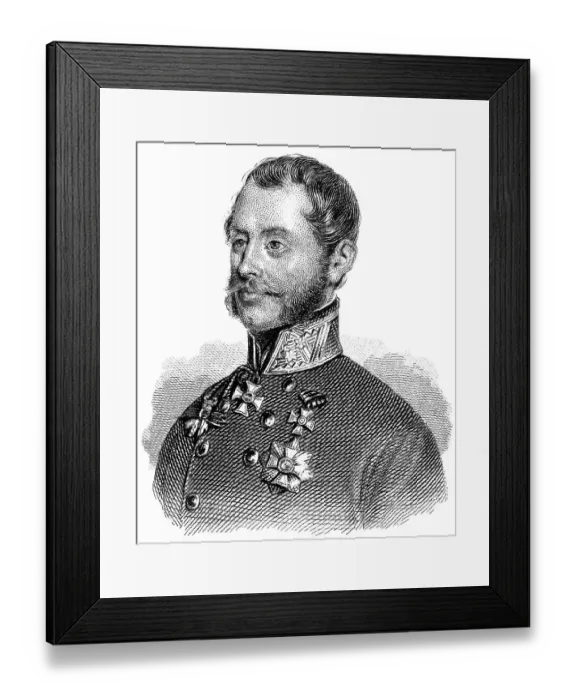 Framed Print : Portrait of Archduke Albrecht Friedrich Rudolf Dominik of Austria