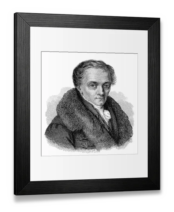 Framed Print : Johann Ludwig von Schedius, 1768 - 1847 Framed Print : Johann Ludwig von Schedius, 1768 - 1847
