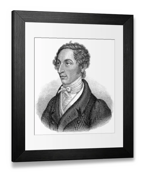 Framed Print : Carl Maria Friedrich Ernst von Weber Framed Print : Carl Maria Friedrich Ernst von Weber