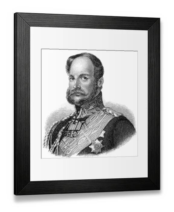 Framed Print : Wilhelm I or William I, 1797-1888