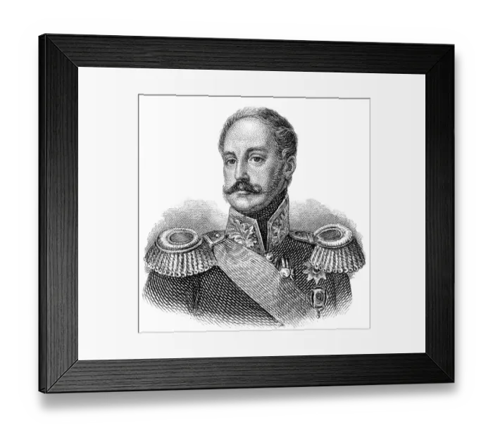 Framed Print : Portrait of Nicholas I, 1796 - 1855 Framed Print : Portrait of Nicholas I, 1796 - 1855