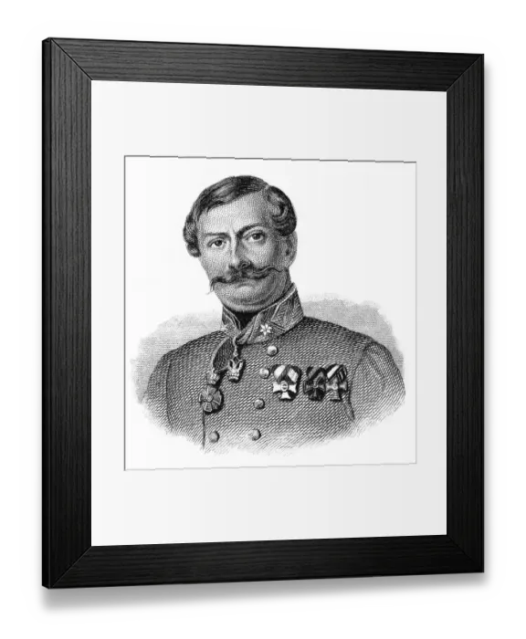 Framed Print : Portrait of Ludwig Freiherr von Sztankovics Framed Print : Portrait of Ludwig Freiherr von Sztankovics