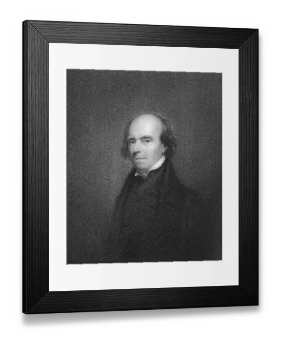 Framed Print : John Flaxman, 1755 -1826, a British sculptor and draughtsman